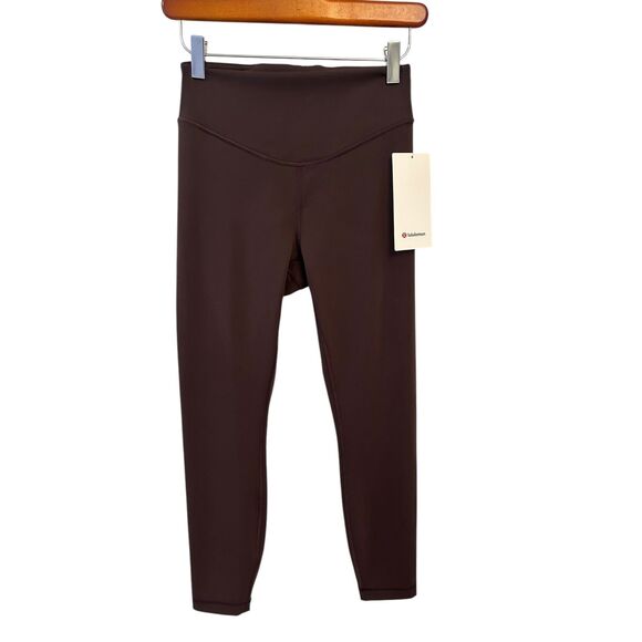 Lululemon Wunder Under SmoothCover High-Rise Tight 25" Size 6 Espresso NWT - Picture 6 of 12